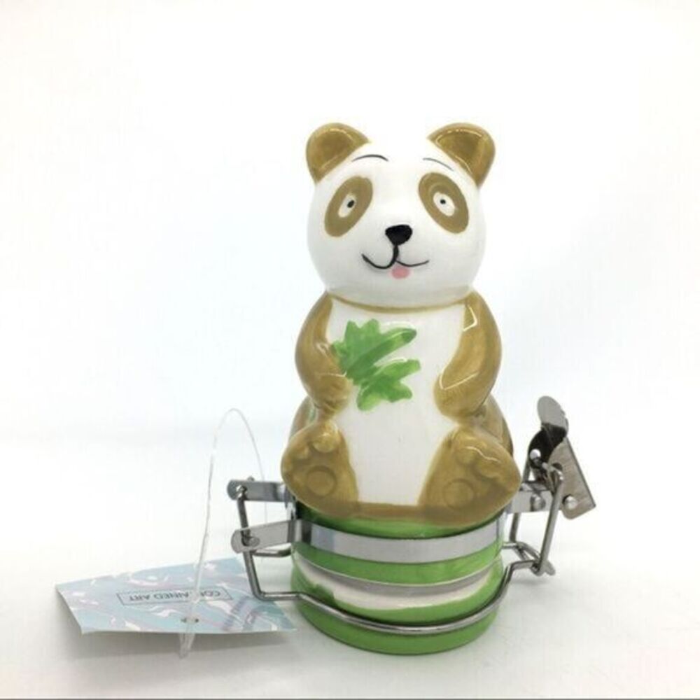 Contained Art Panda Bear Airtight Canister Small 50ml 3.4oz NEW